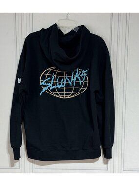 Slunks Hoodie Mens XL Black Pullover Sweatshirt